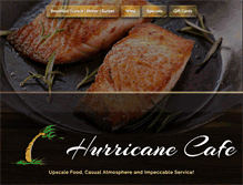 Tablet Screenshot of hurricanecafe.com